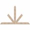 Ekena Millwork Saratoga Smooth Timber Gable Bracket, Douglas Fir, 84"W x 53"H x 1 1/2"D x 5 1/2"F, 15/12 Pitch GBW084X53X0206SAR00SDF - alternate 1